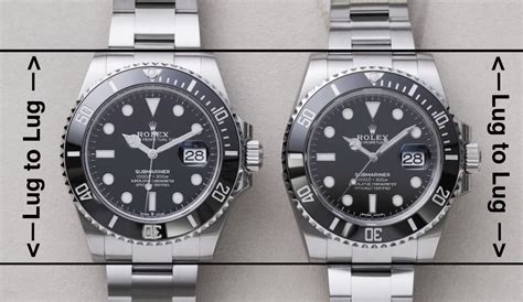 Rolex watches lug width